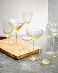 CASKATA Quinn White Wine Glasses, Citrine Set of 2