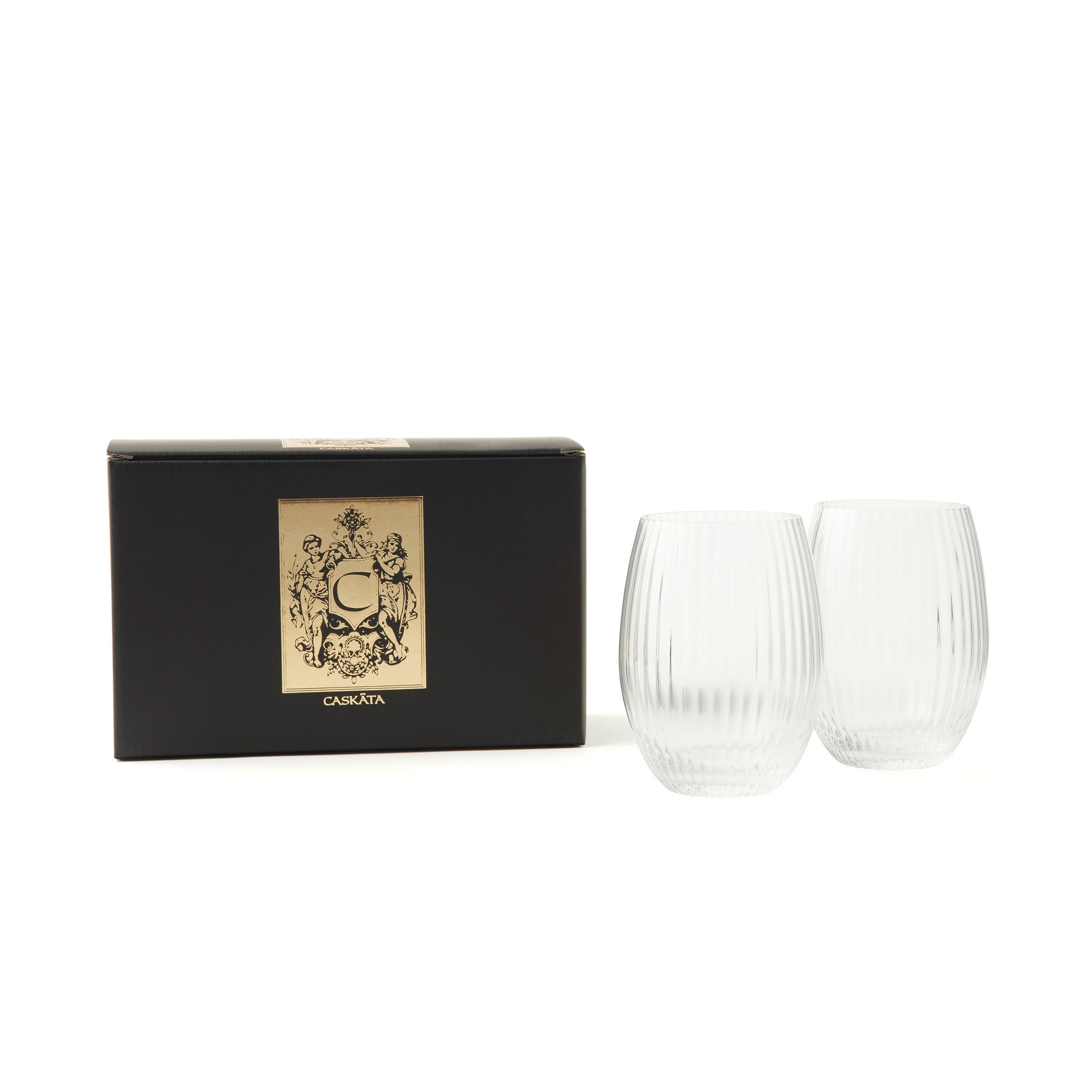 CASKATA Quinn Tumblers, Rose Set of 2