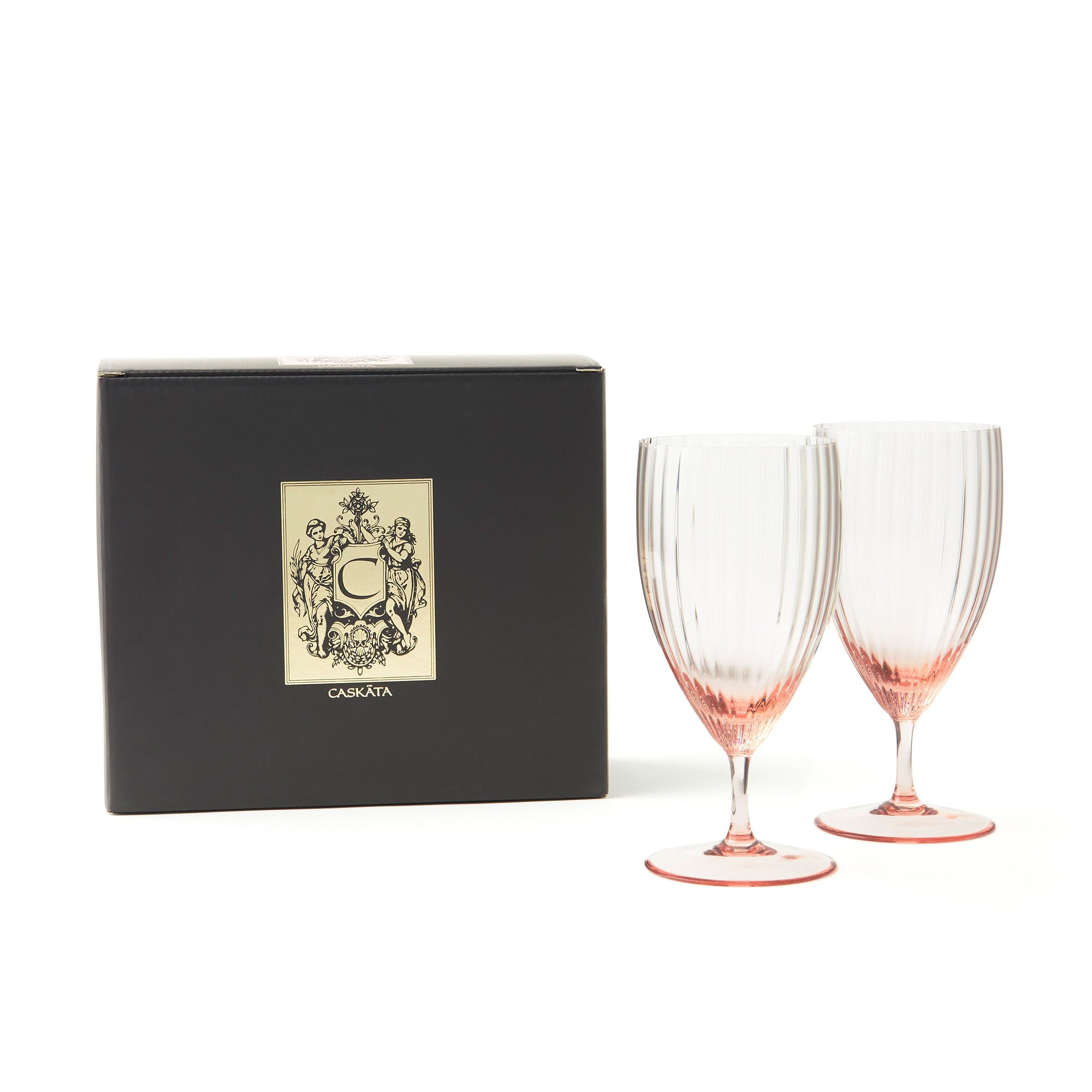 CASKATA Quinn Everyday Glasses, Citrine Set of 2