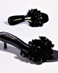 LARROUDE Greta Disco In Black Patent Leather