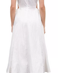 Sleeveless Cutout Midi Dress, White