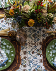 Mignonette Tablecloth, Blue Floral