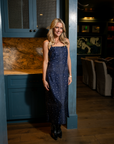 MASONS DAUGHTER | Margot Slip Dress, Navy Bandana