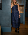 MASONS DAUGHTER | Margot Slip Dress, Navy Bandana