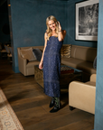 MASONS DAUGHTER | Margot Slip Dress, Navy Bandana