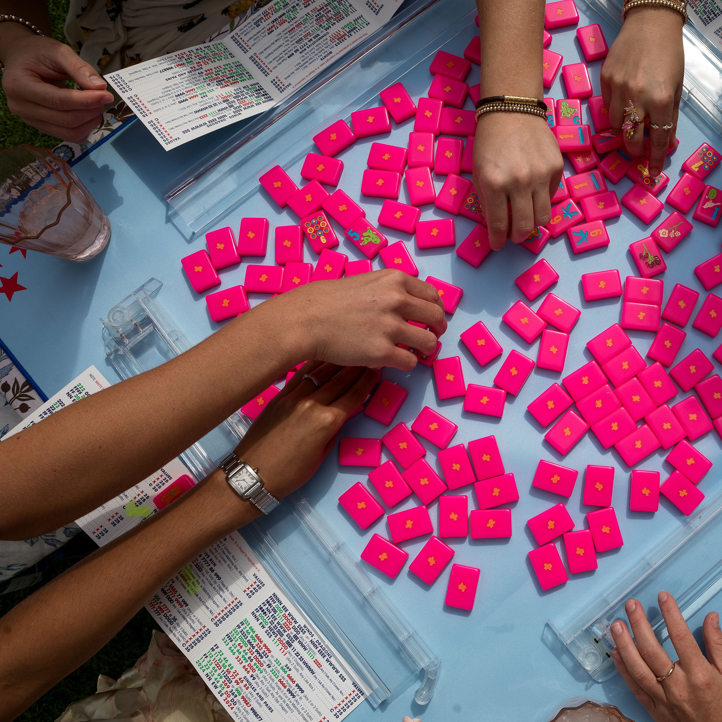 THE MAHJONG HOUSE Corner Stars Mat