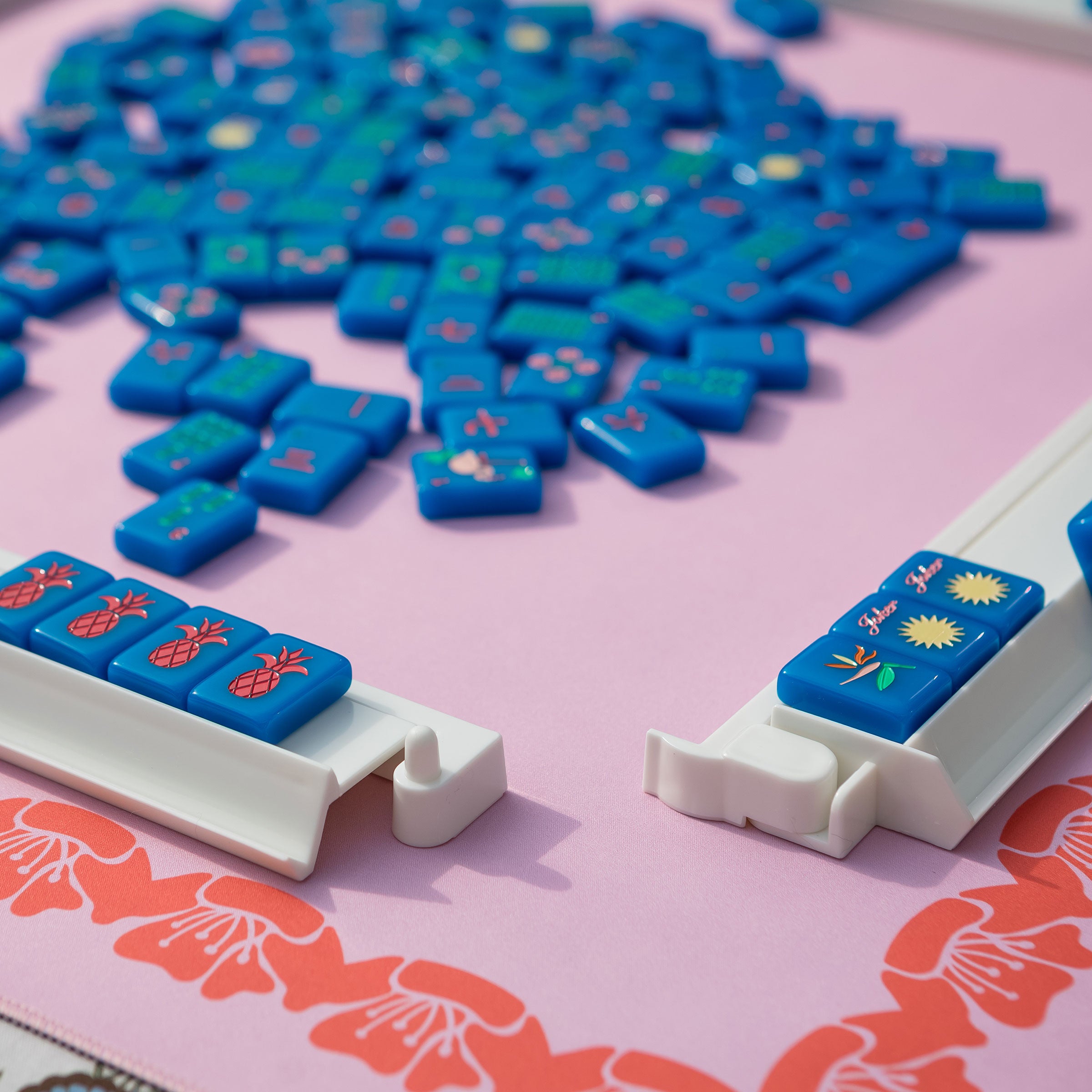 THE MAHJONG HOUSE Flower Border Mat