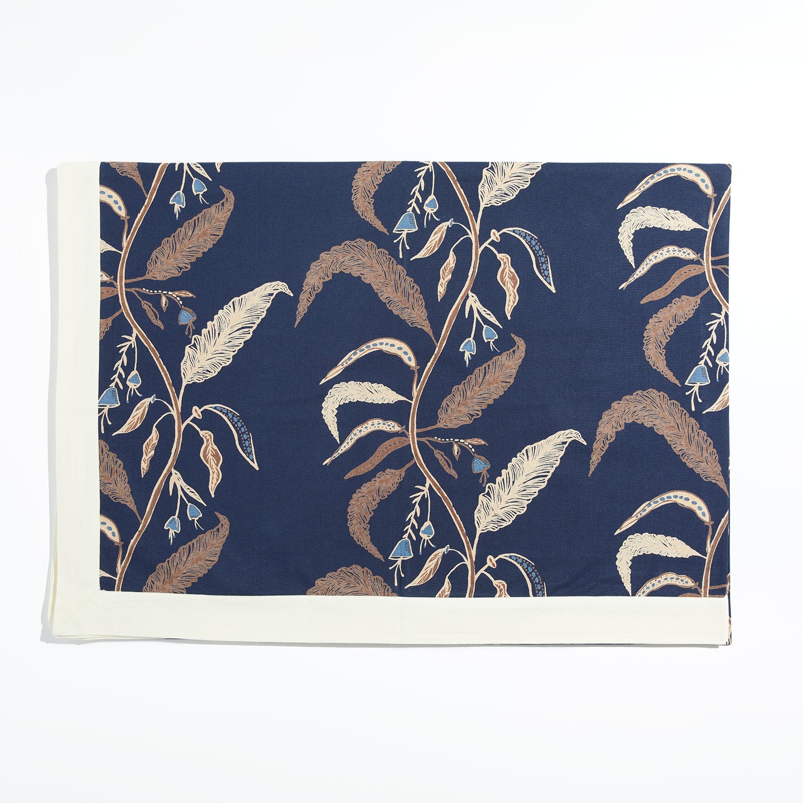 Tuileries Tablecloth Blockprinted Trim - Thumbnail 2