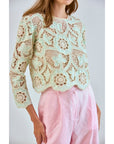 HUNTER BELL Pippa Top, Lagoon Lace