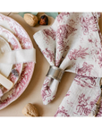 NADIA & CO. Winter Wonderland Toile Napkins