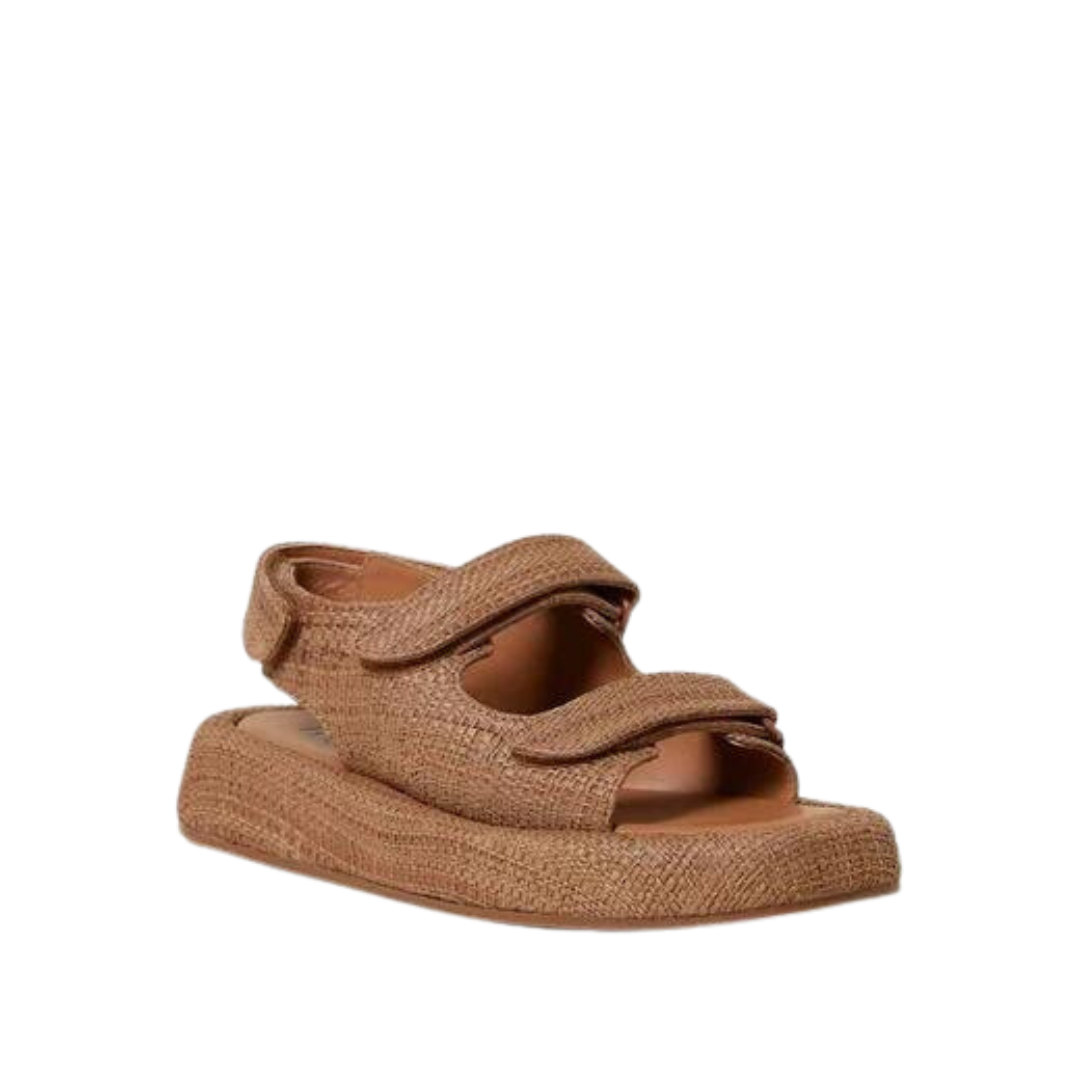 Blaise Platform Sandal, Brown