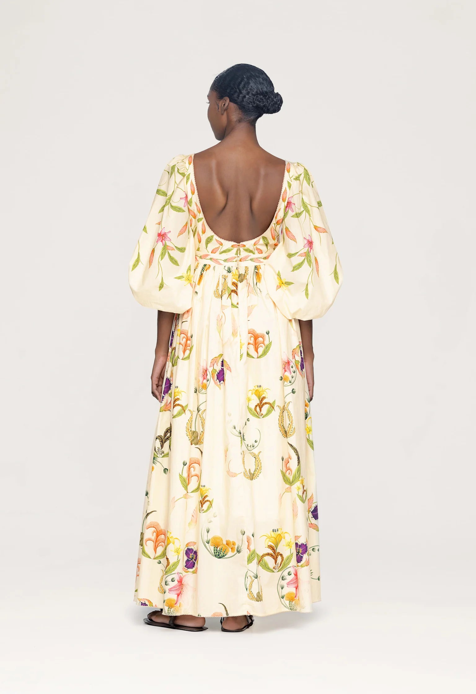 Vivianne Marina Embroidered Maxi Dress