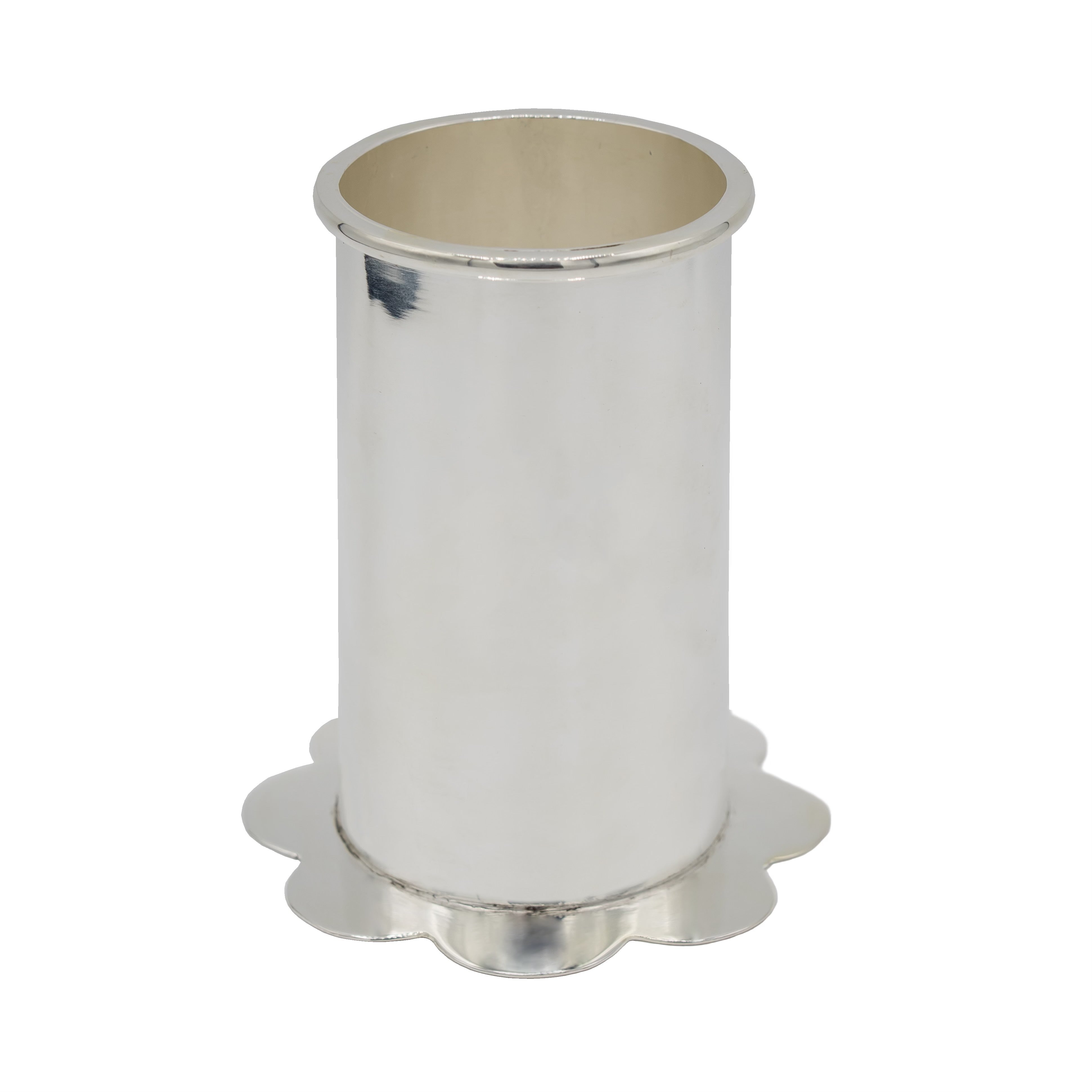 Scallop Bud Vase, Silver