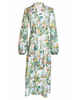 Belted Shirt Dress, Spring Chinoiserie