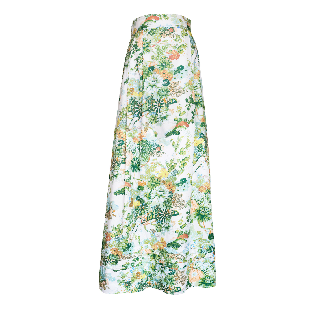 Maxi Skirt, Spring Chinoiserie