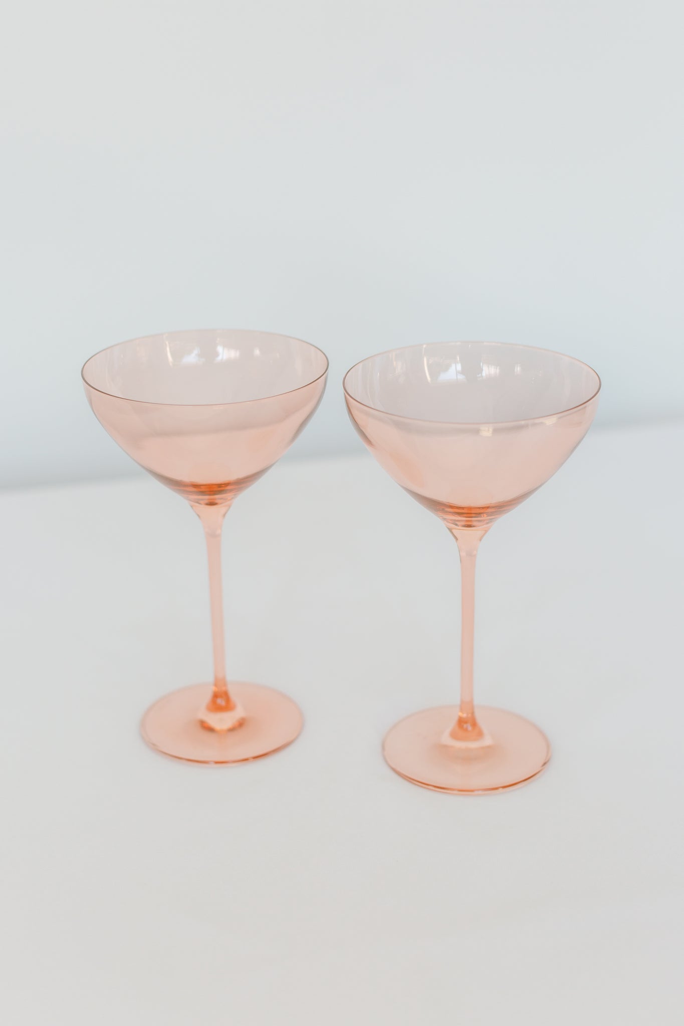 Martini Glass (Set of 2), Blush Pink