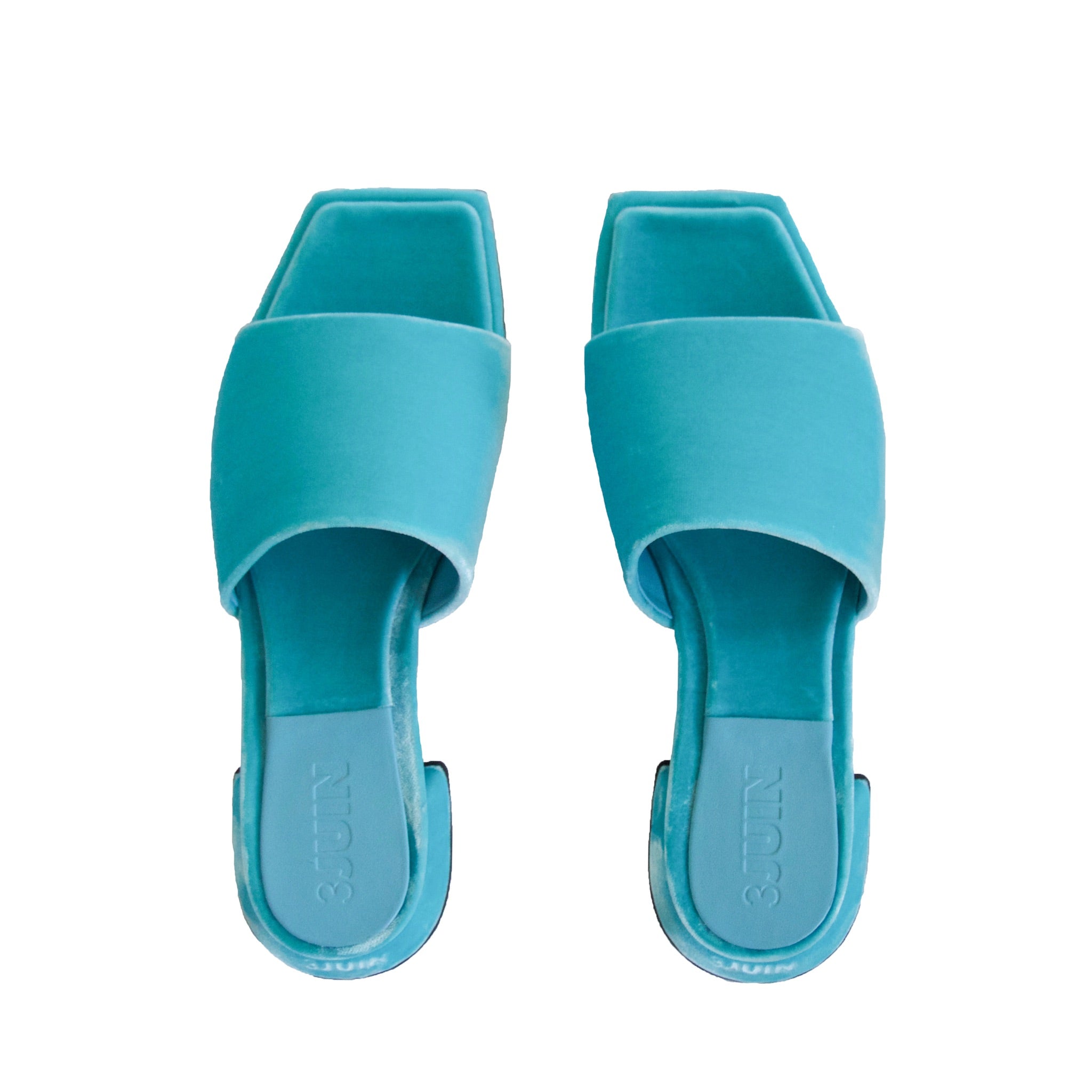 Siena Slide, Velvet Turquoise