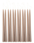 Taper Candles 12", Greige