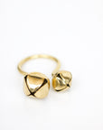 Jingle Bell Napkin Ring, Gold