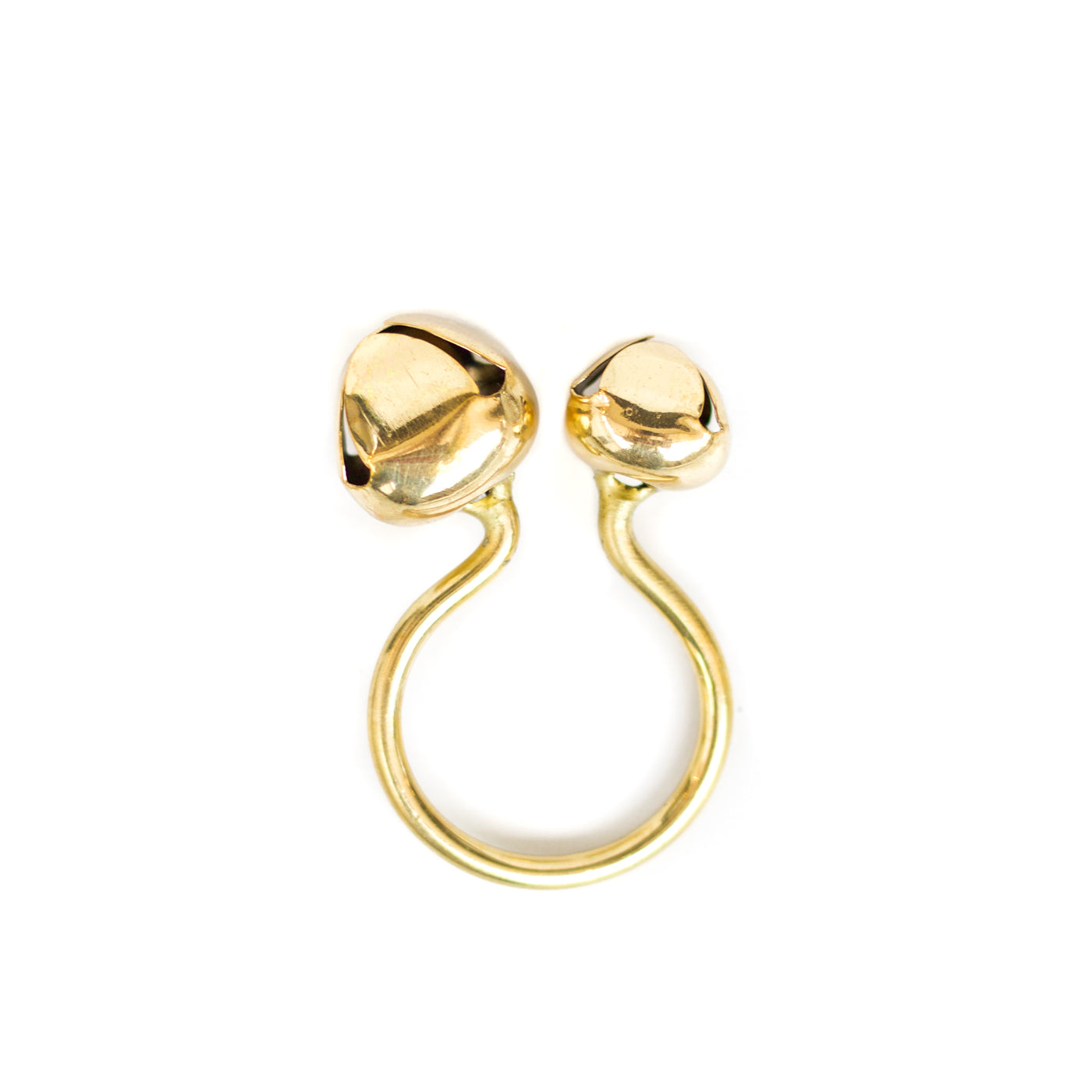 Jingle Bell Napkin Ring, Gold