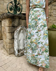 Maxi Skirt, Spring Chinoiserie