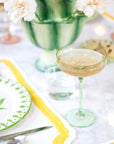 Champagne Coupe (Set of 2), Mint Green