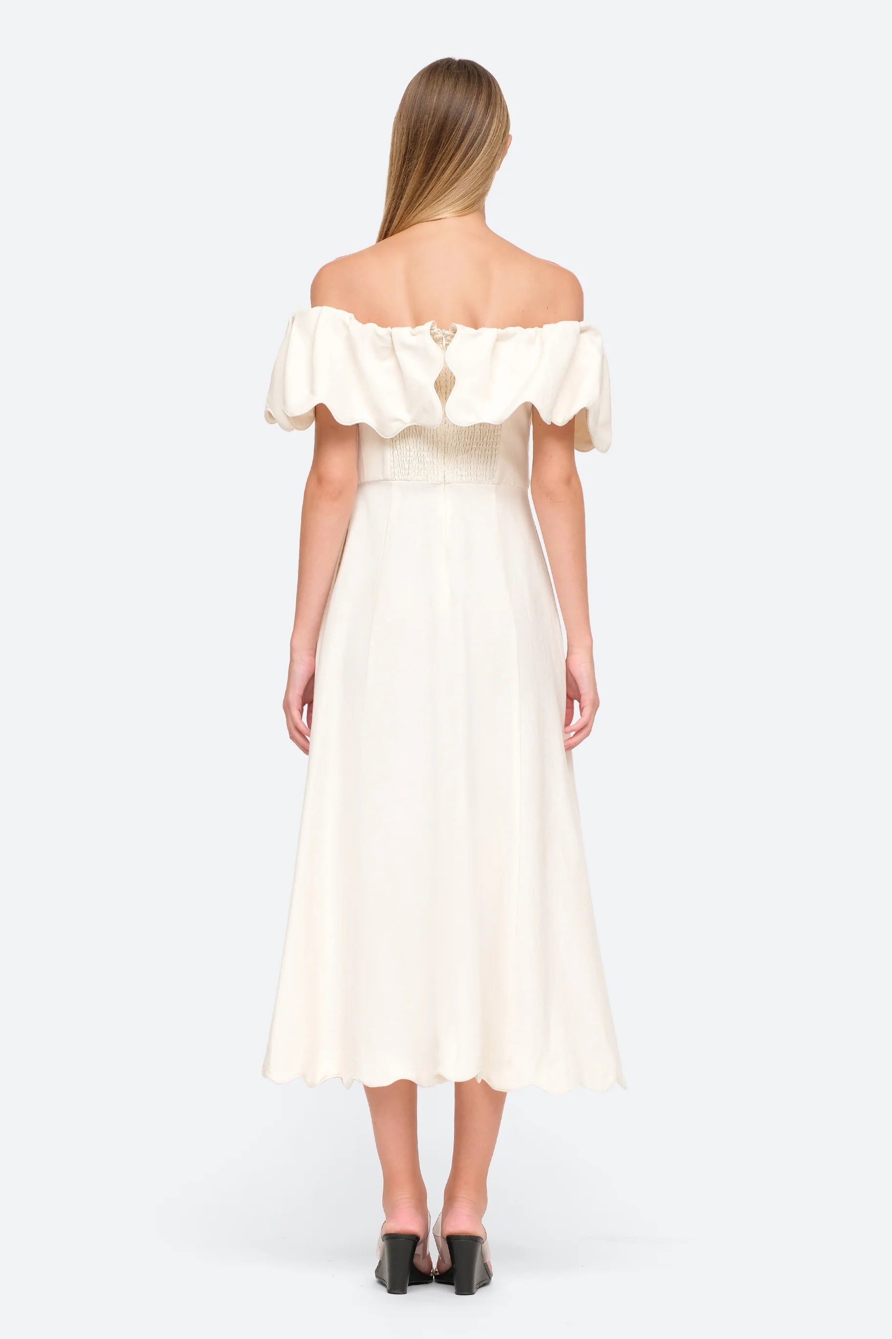 Leona Dress, Cream