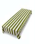 Stripe Linen Tablecloth, Green