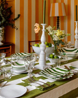 Stripe Linen Tablecloth, Green