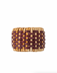 Woven Napkin Ring - Cranberry