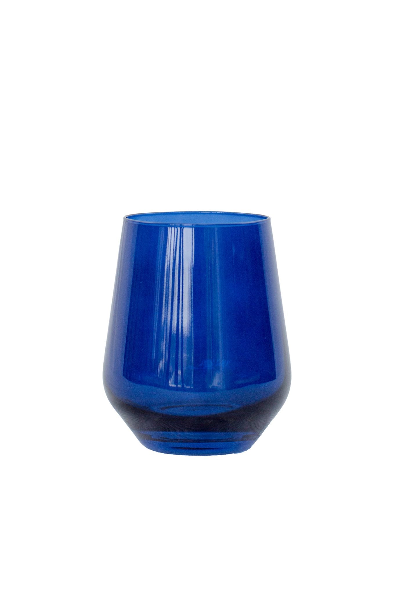 Stemless Wineglass (Set of 2), Midnight Blue