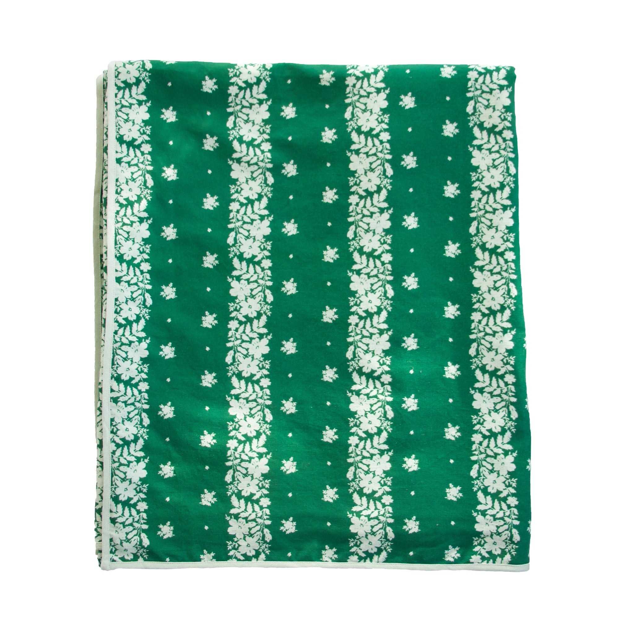Holiday Ditsy Floral Tablecloth, Green