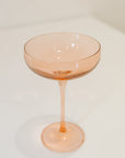 Champagne Coupe (Set of 2), Blush Pink