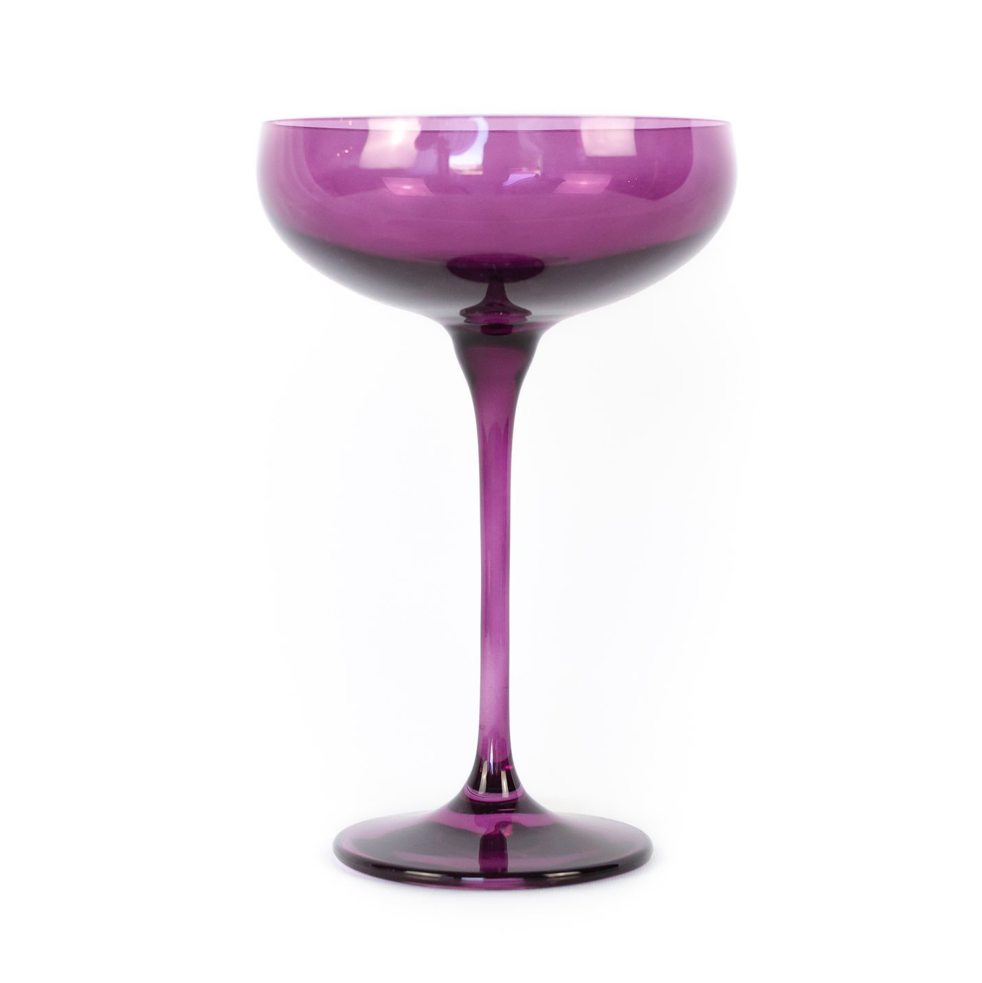 Champagne Coupe (Set of 2), Amethyst