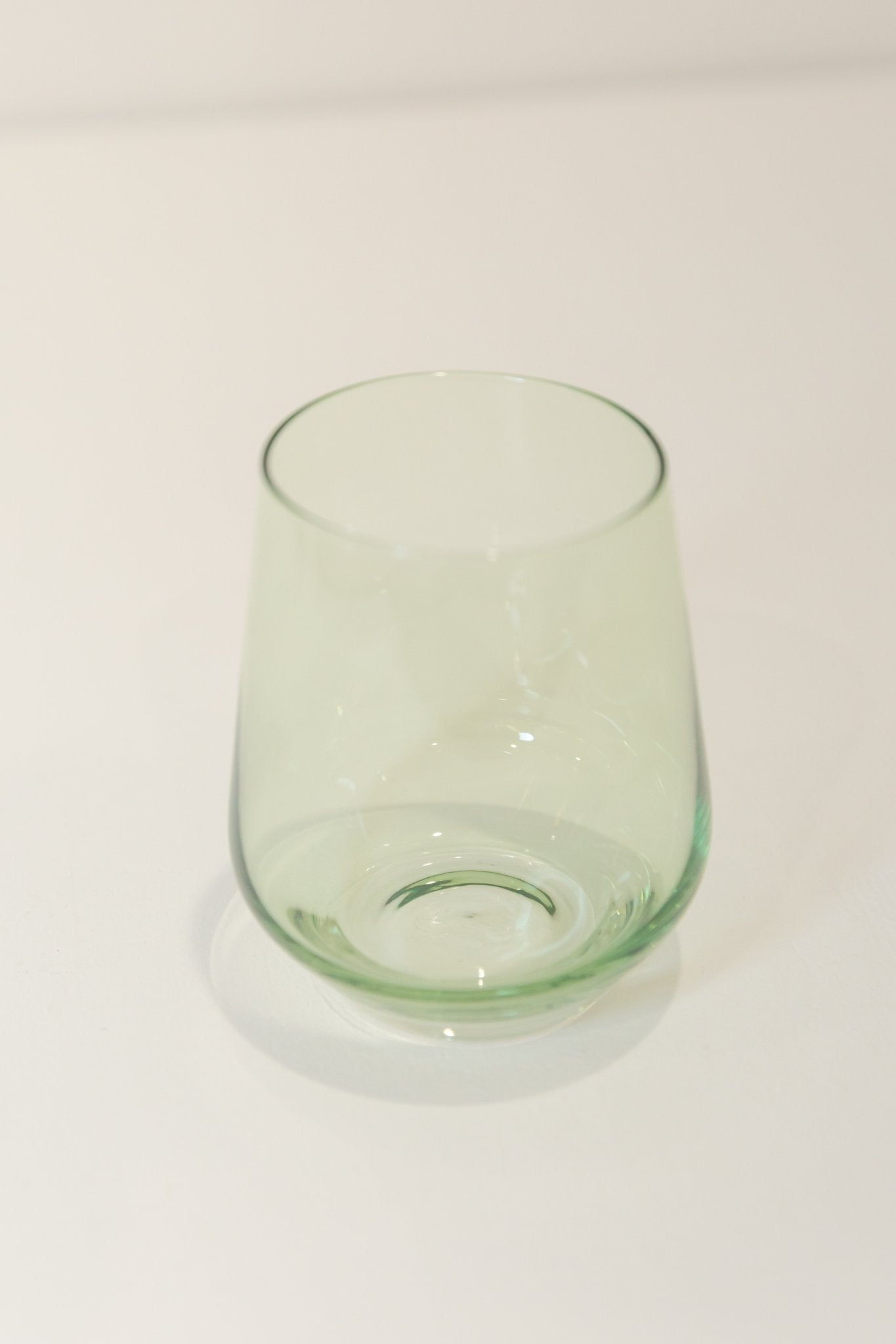 Stemless Wineglass (Set of 2), Mint Green