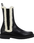 Palamino Shearling Boot, Cream X Black